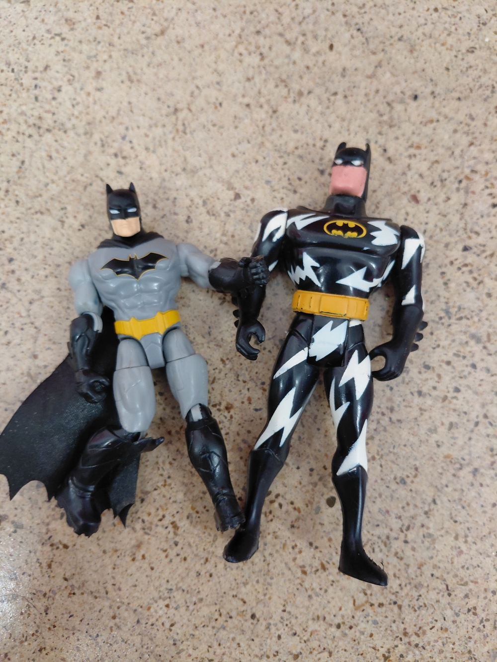 Batman Action Figures Set - Black, Gray